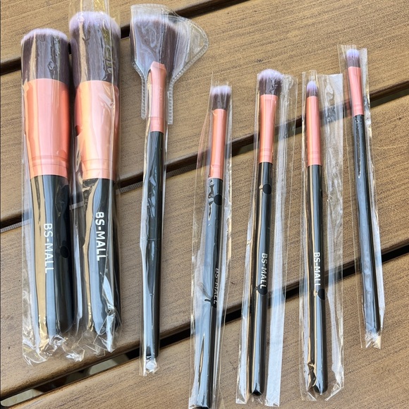 BS-MALL Makeup Brush Set with Pink and Black Handles - Picture 3 of 6